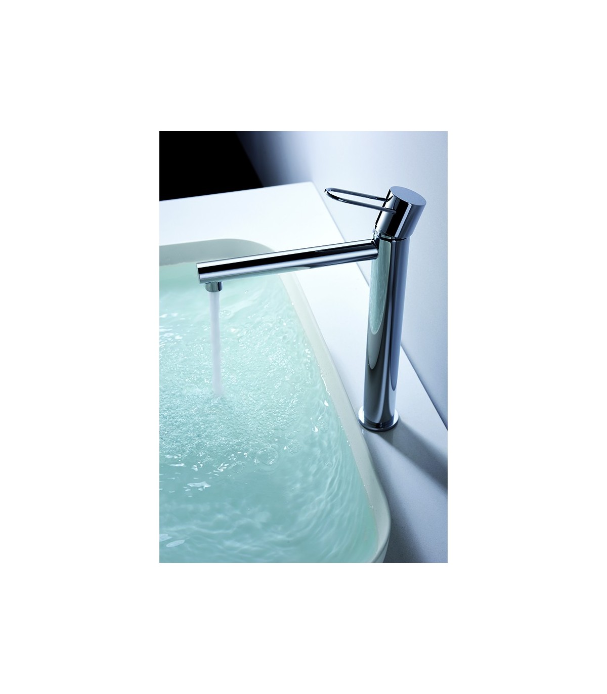 Grifo lavabo Milos blanco BDY027-1BL Imex — Azulejossola